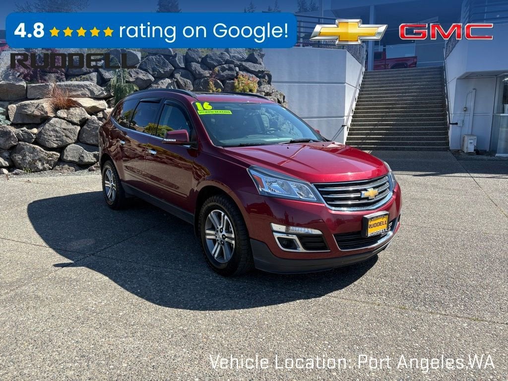 Used 2016 Chevrolet Traverse 2LT with VIN 1GNKVHKD6GJ310948 for sale in Port Angeles, WA