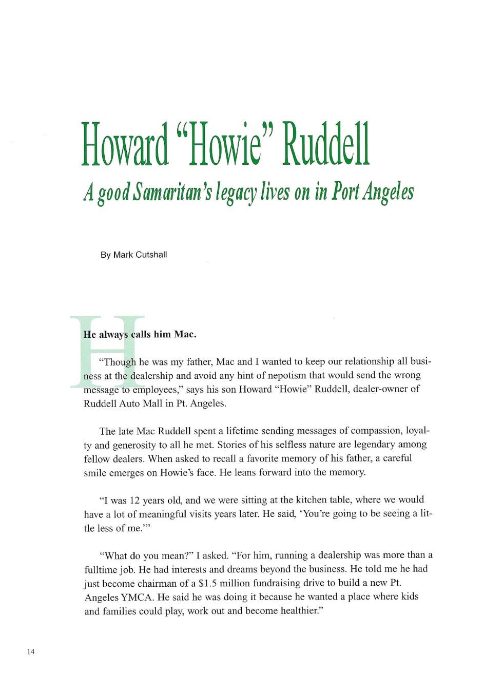 News page 1 | Ruddell Auto in Port Angeles WA